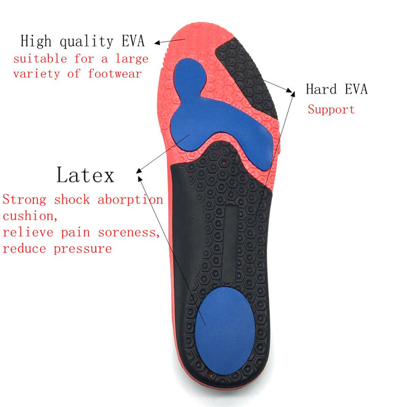 2020 Modern Design Comfortable EVA Flat Feet Arch Insole Orthotic